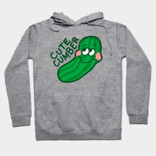 I'm One Cute-Cumber - Vegetable Pun Hoodie